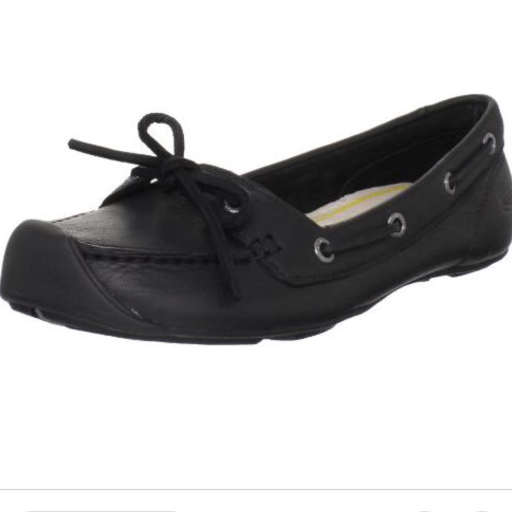 Keen pebble leather Catalina Boat shoes 10